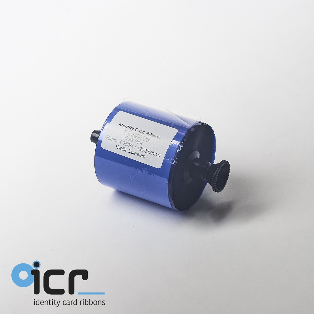 ICR / Evolis Dark Blue, 60mm x 350M