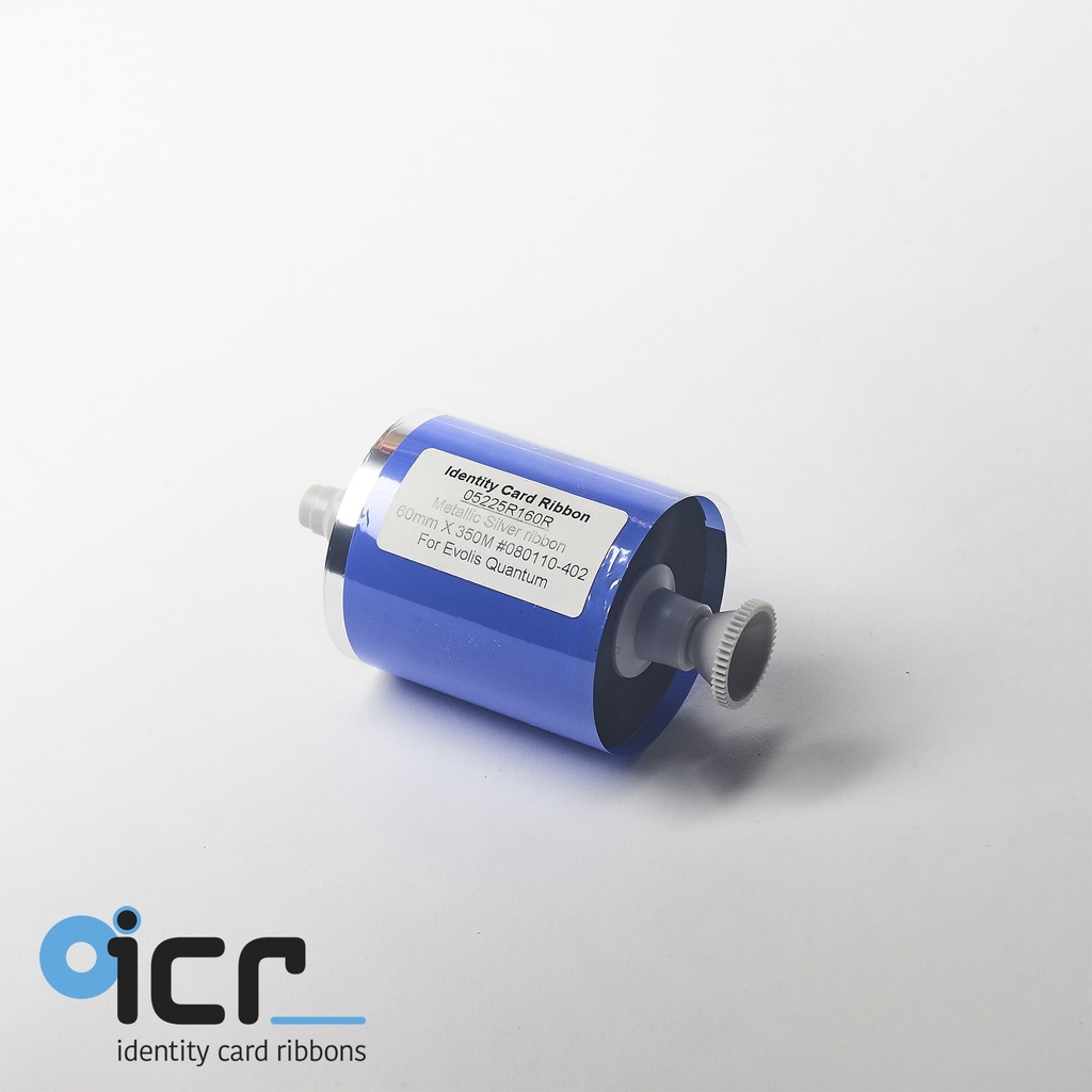 ICR / Evolis Silver metallic, 60mm x 350M