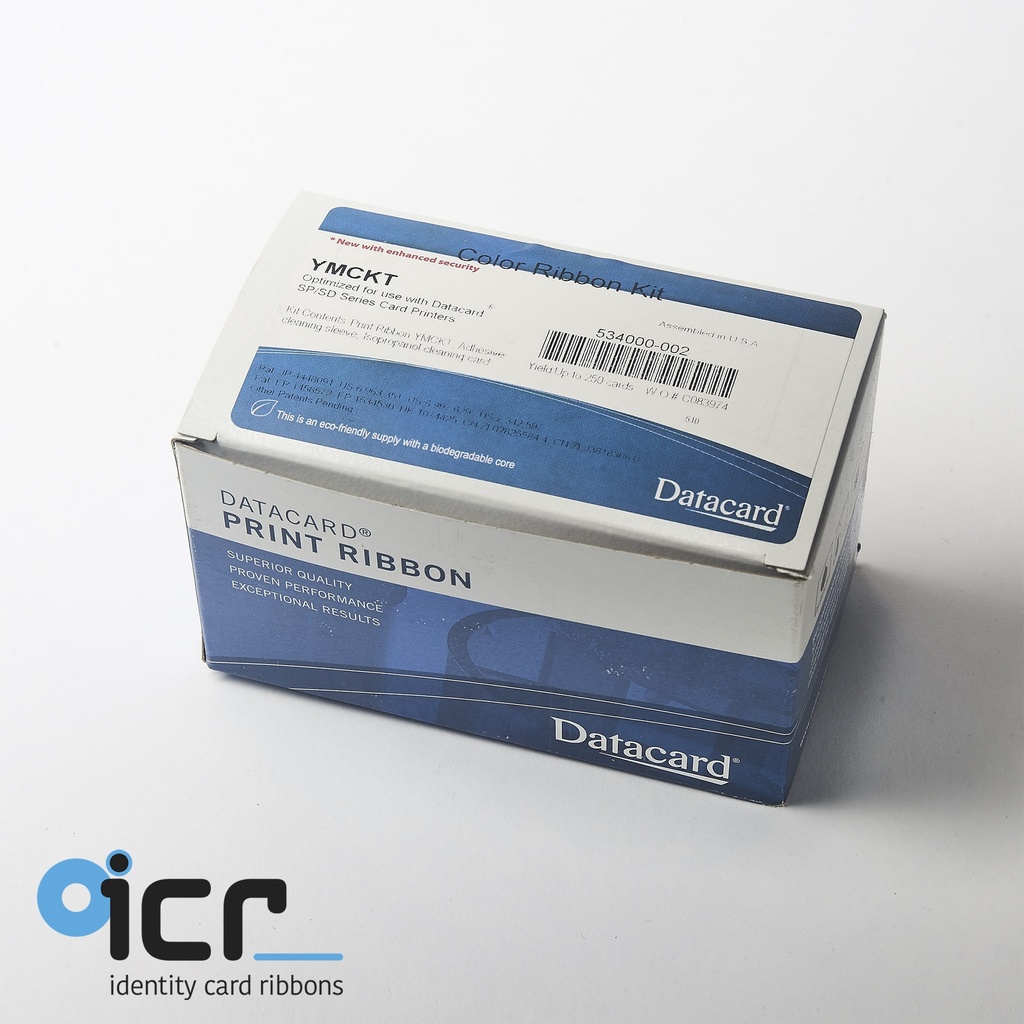 Datacard SD/SP-serie, YMCK-T, 250 pr.