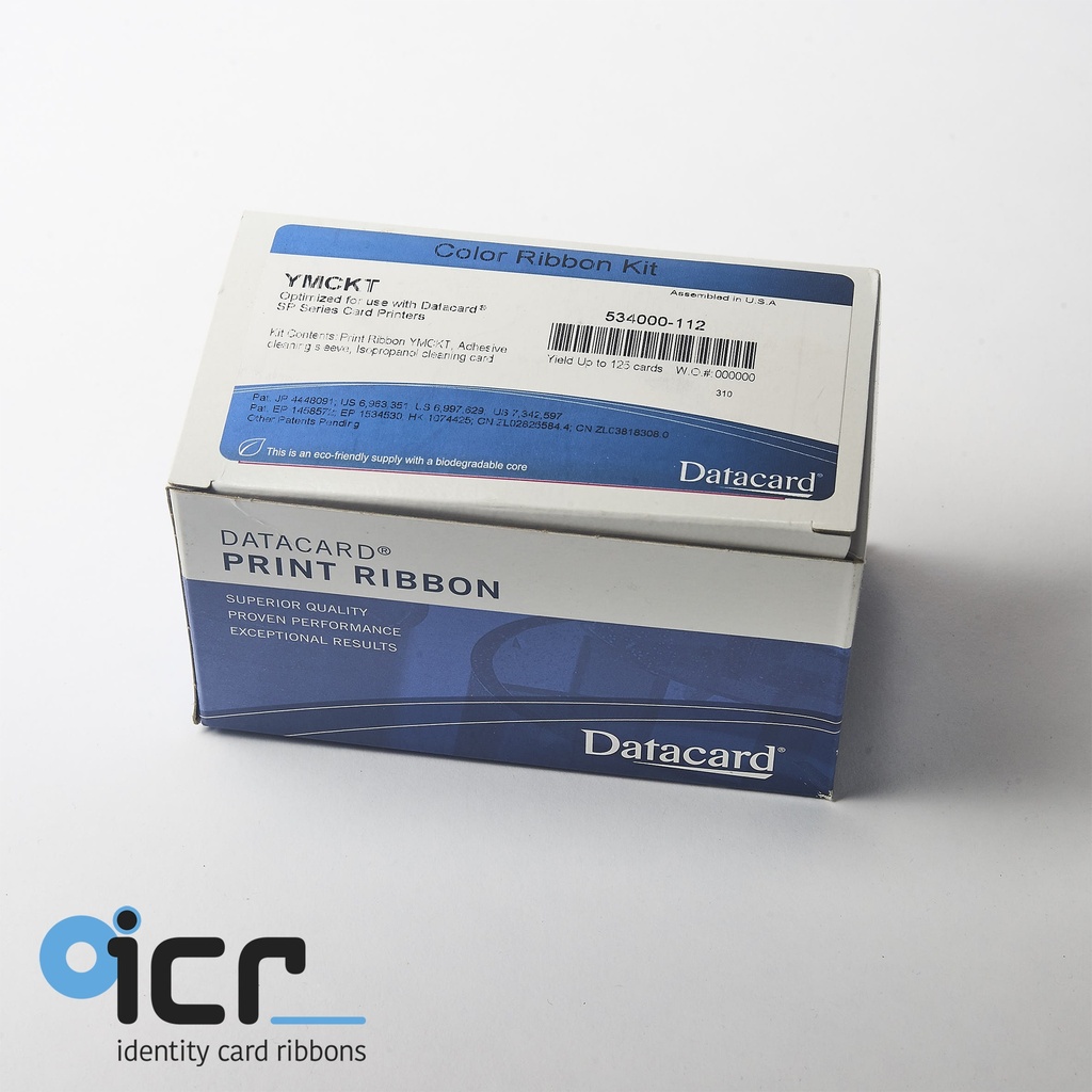 Datacard SP-25, YMCK-T ribbon, 125 pr.