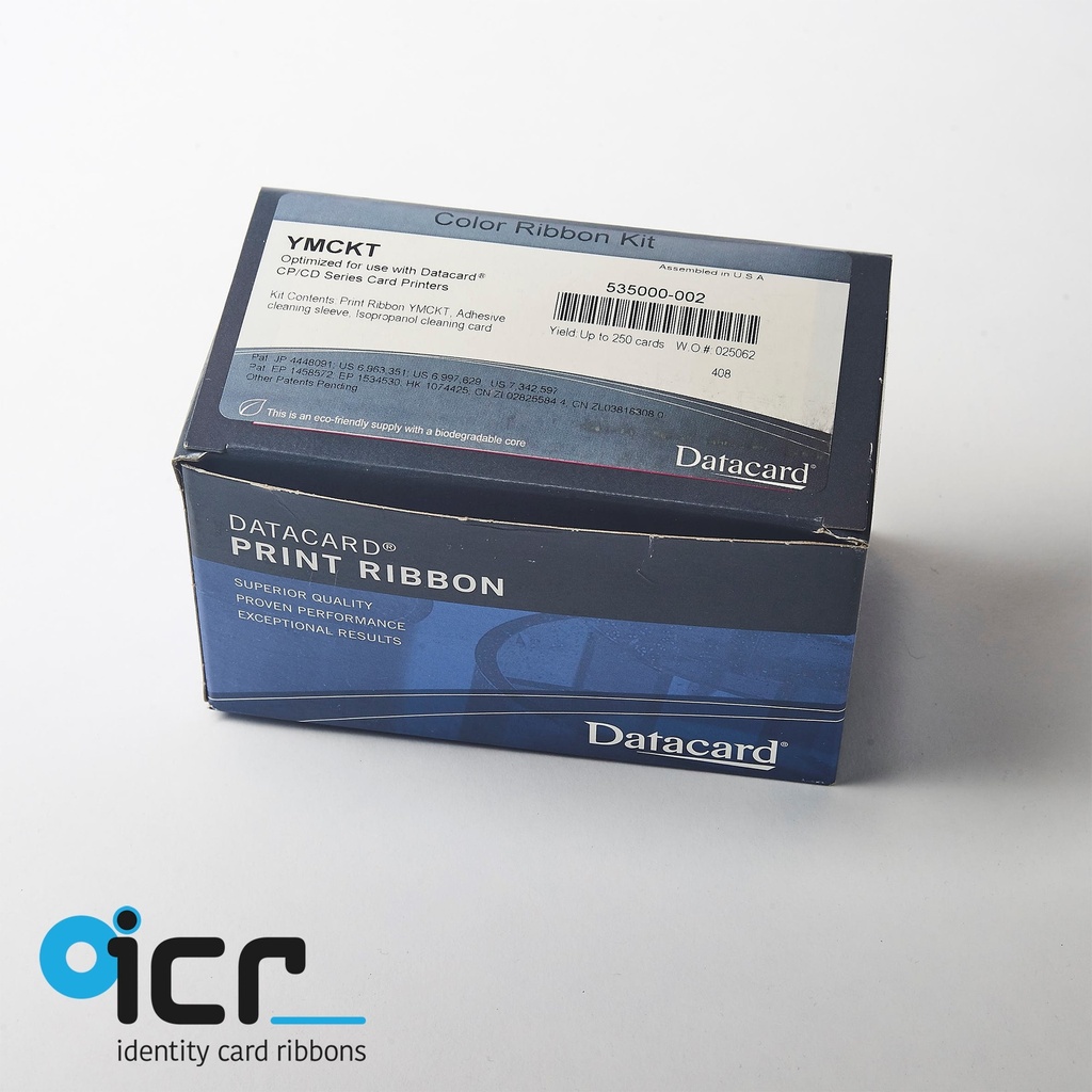 Datacard CP-serie, YMCK-T, 250 pr.