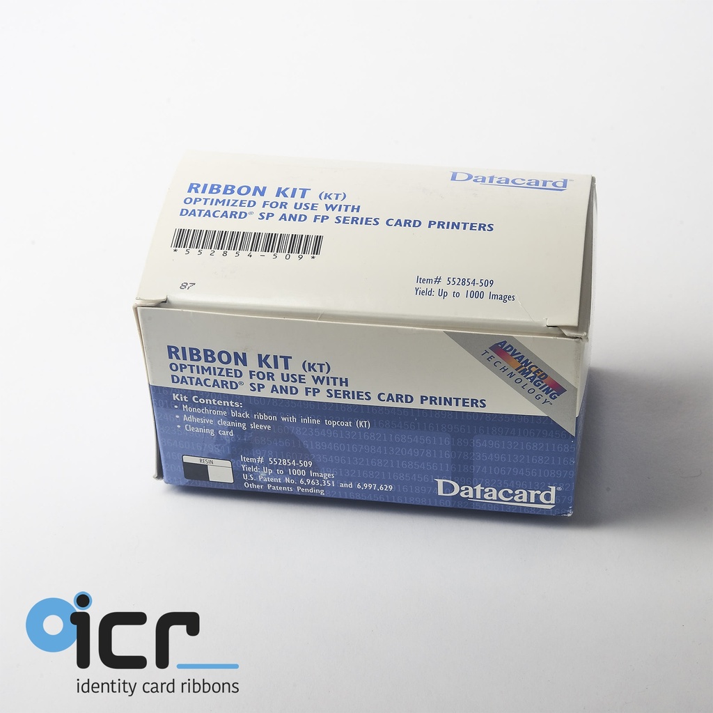Datacard SP/CP-serie, KT Black, 1000 pr.