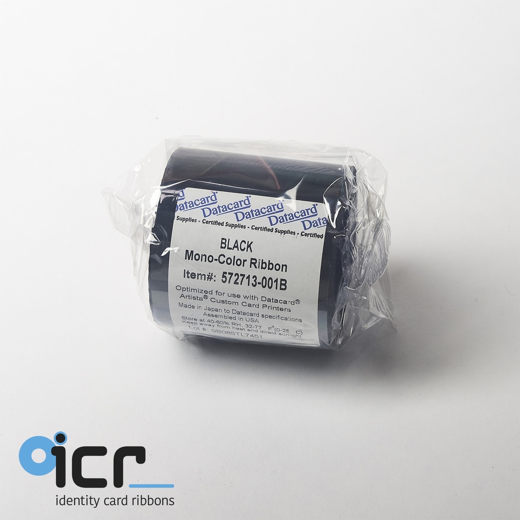 Datacard Artista Black ribbon