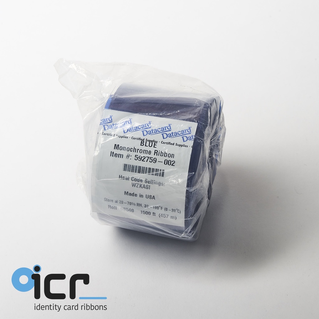 Datacard UG800, Blue ribbon
