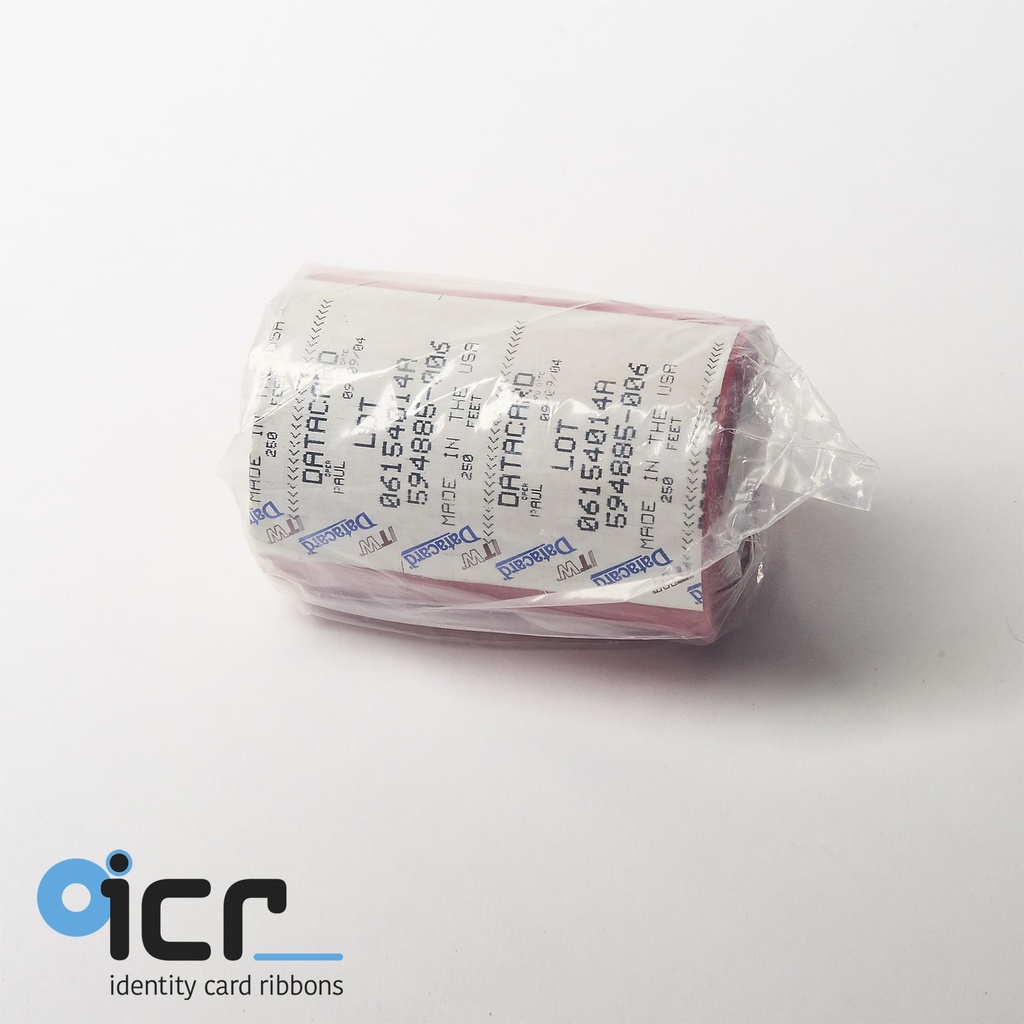 Datacard 280, Tipping foil, Red