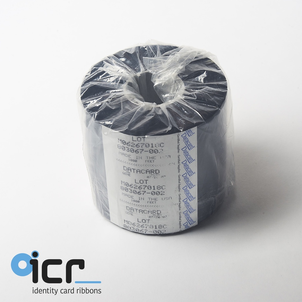 Datacard, Tipping foil, Black, 87mm x 305M