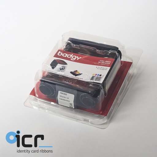 [CBGR0100C] Evolis Badgy 100 & 200, YMCKO 100 pr.