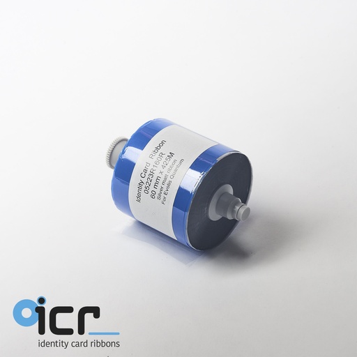 [05223R160R] ICR / Evolis Silver matt, 60mm x 425M