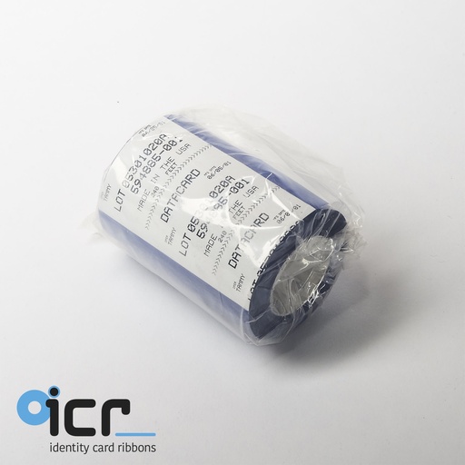 [594885-001] Datacard 280, Tipping foil, dark blue