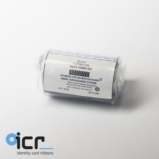 [594885-002] Datacard 280, Tipping foil, Black