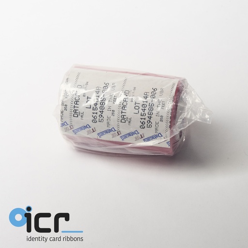 [594885-006] Datacard 280, Tipping foil, Red