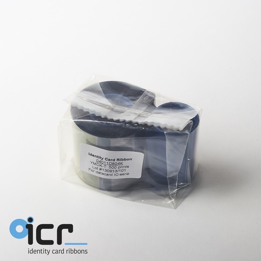 [04011D804K] ICR / Datacard IC-serie, YMCK-T, 500 pr.